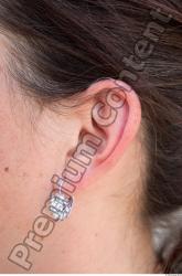 Ear Woman White Jewel Chubby